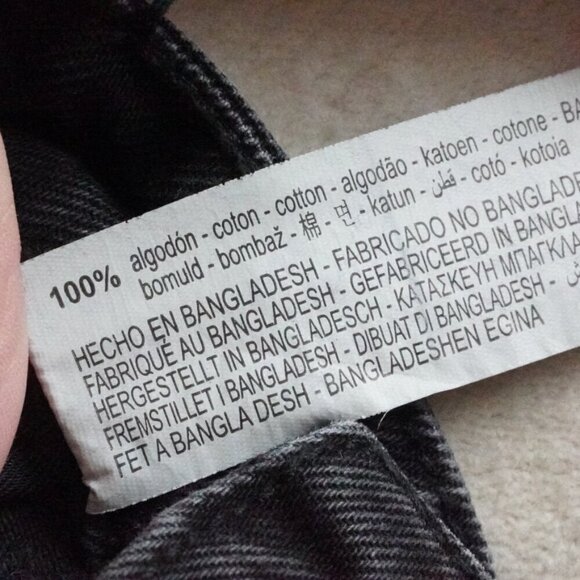 Zara High Rise Shorts Womens 2 Black Denim Raw Hem - Picture 5 of 10